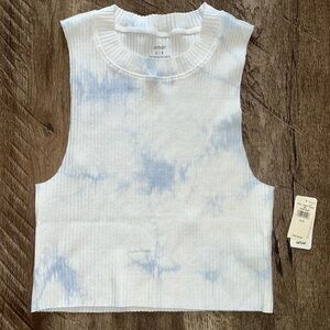 AERI CROPPED TIE DYE TANK SIZE MEDIUM NWT